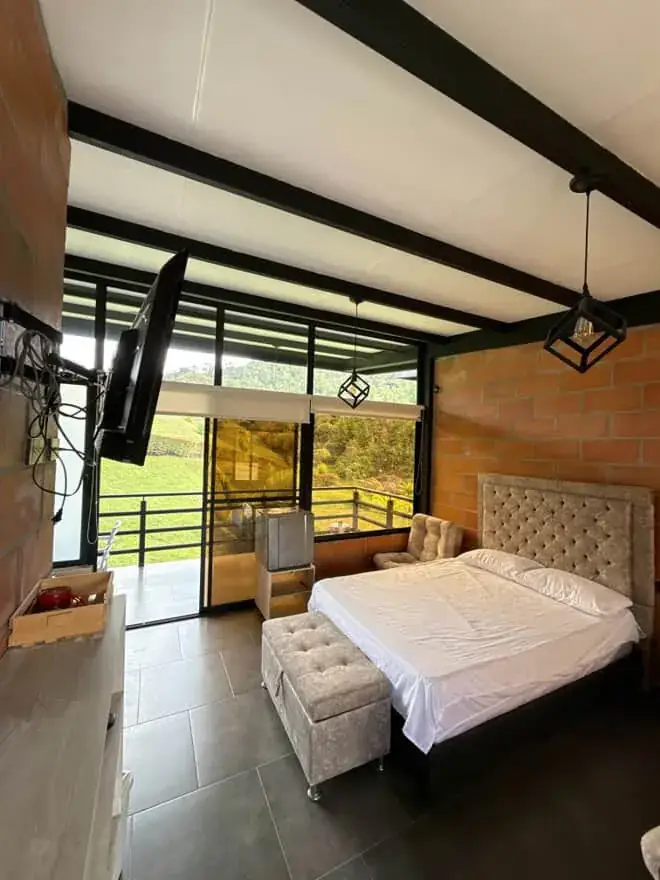 Cabaña para pareja con vista al paisaje